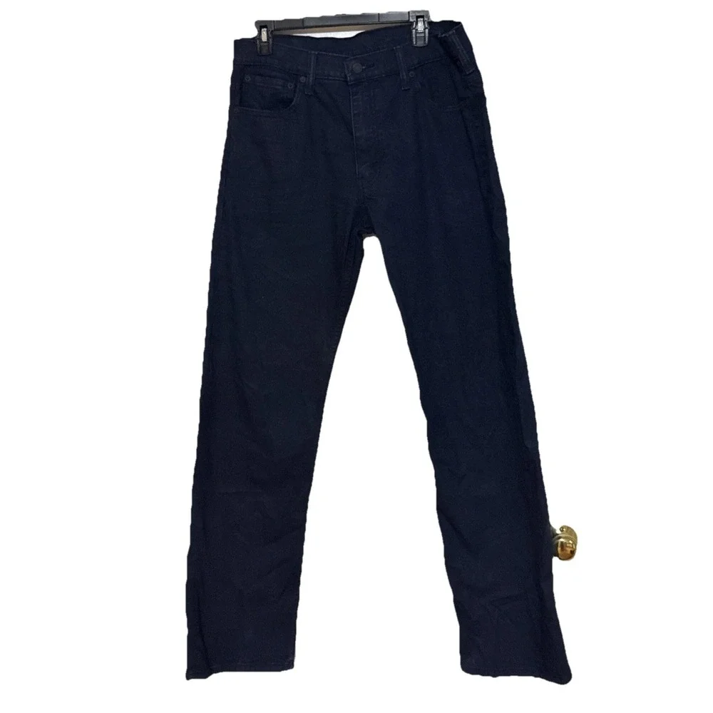 LEVI'S‎ 569 Loose Straight 5-Pocket Denim Jeans Dark Blue Size 34X36